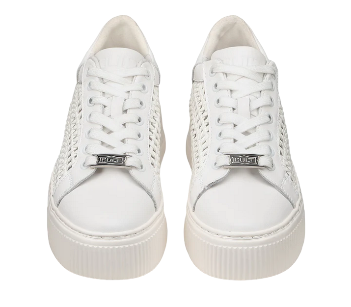 Cult scarpa sneakers da donna in pelle Perry 4237 bianco