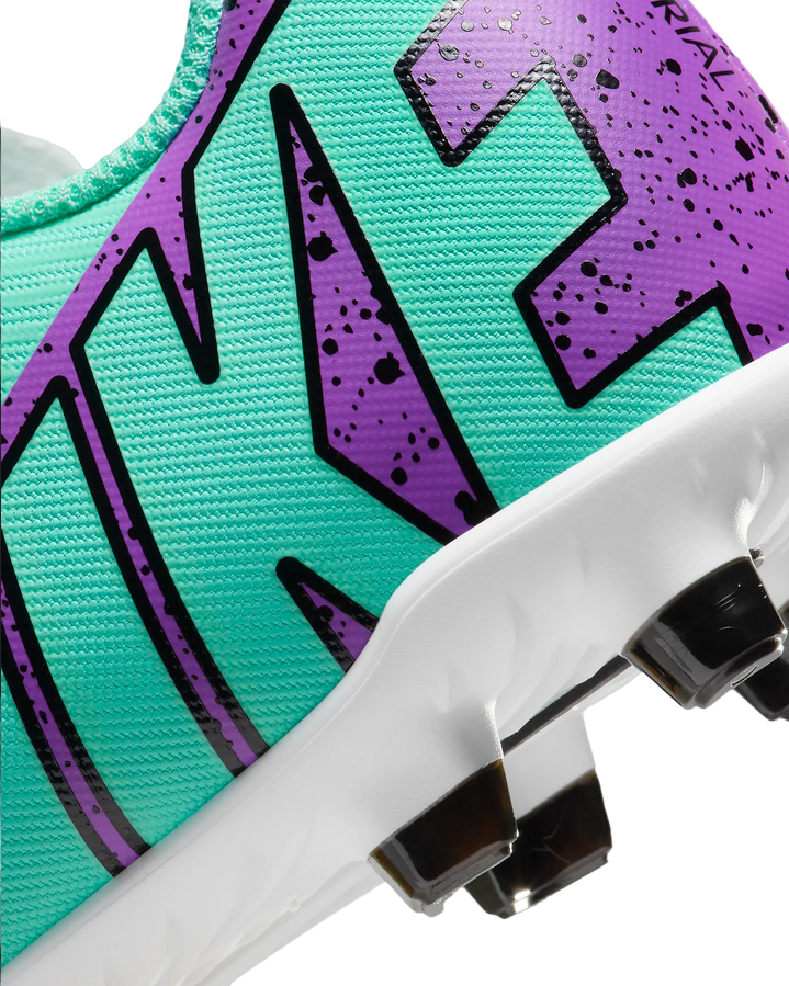 Nike scarpa da calcio da bambino e ragazzo Vapor 15 Club FG/MG DJ5958-300 turchese fucsia nero