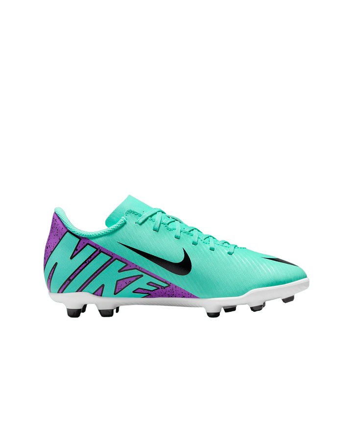 Nike scarpa da calcio da bambino e ragazzo Vapor 15 Club FG/MG DJ5958-300 turchese fucsia nero