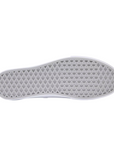 Dettaglio della suola waffle in gomma delle Vans Classics Authentic adulto, modello VN000EE3W001 in bianco puro