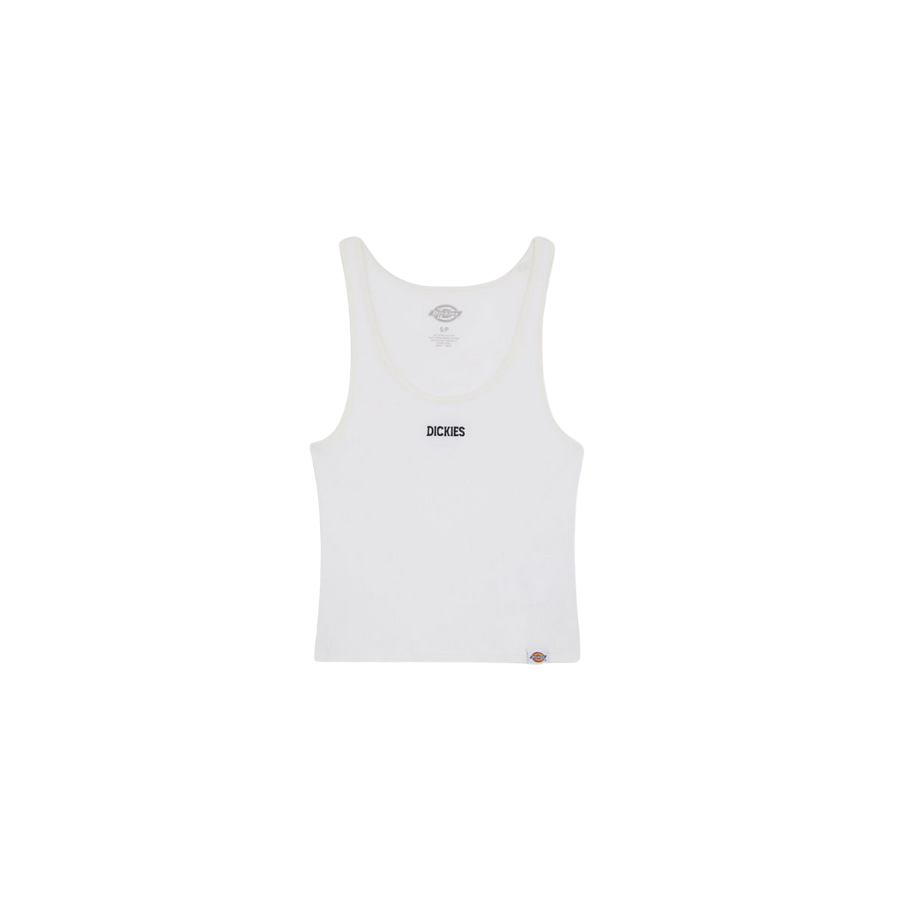 Dickies Yorktown DK0A4YRSWHX1 women's ribbed tank top white