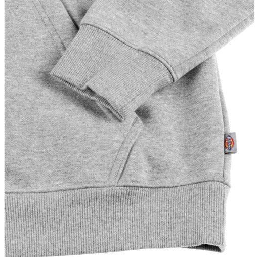 Dickies Felpa uomo con cappuccio e zip Oakpart DK0A4XD3HG01 grigio particolare salpa cucita