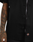 Dickies camicia manica corta da uomo Work DK0A4XK7BLK1 nero2