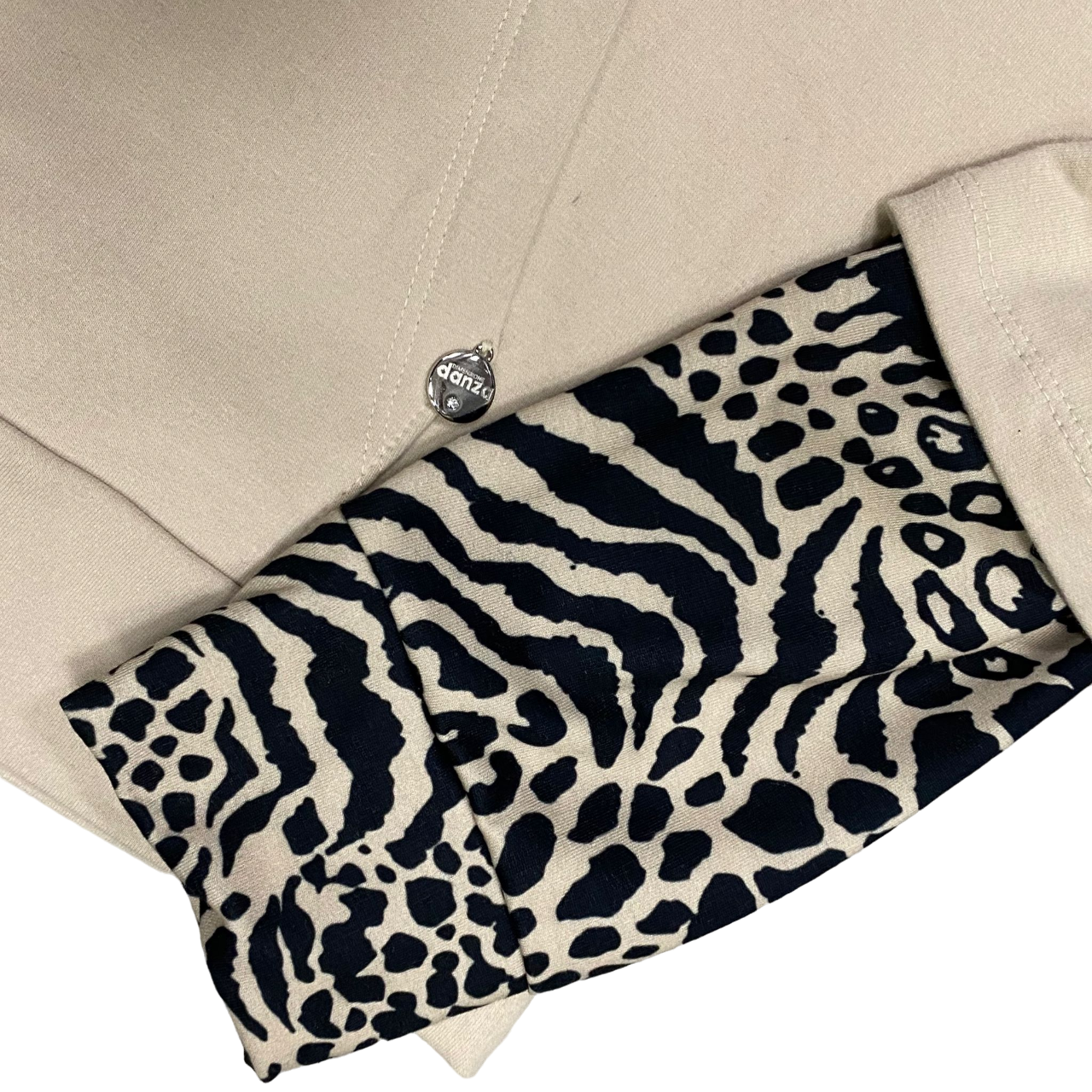 Dimensione Danza felpa da donna con cappuccio a fantasia animalier 24IDD72077 safari