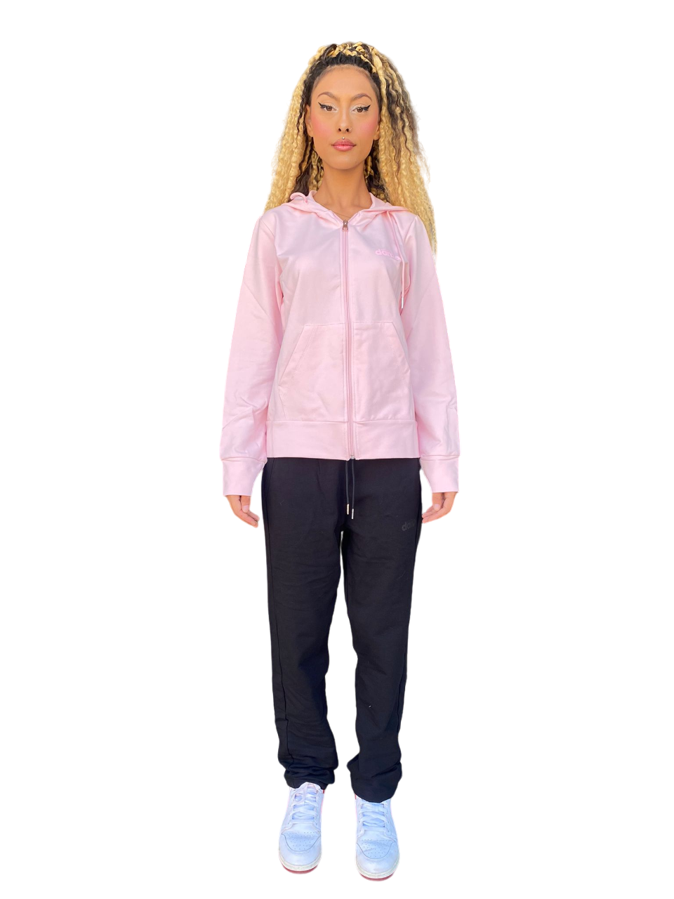 Dimensione Dance women's tracksuit with hood 24EDD71737/E pink-black