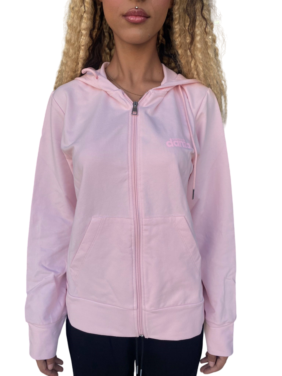 Dimensione Dance women's tracksuit with hood 24EDD71737/E pink-black