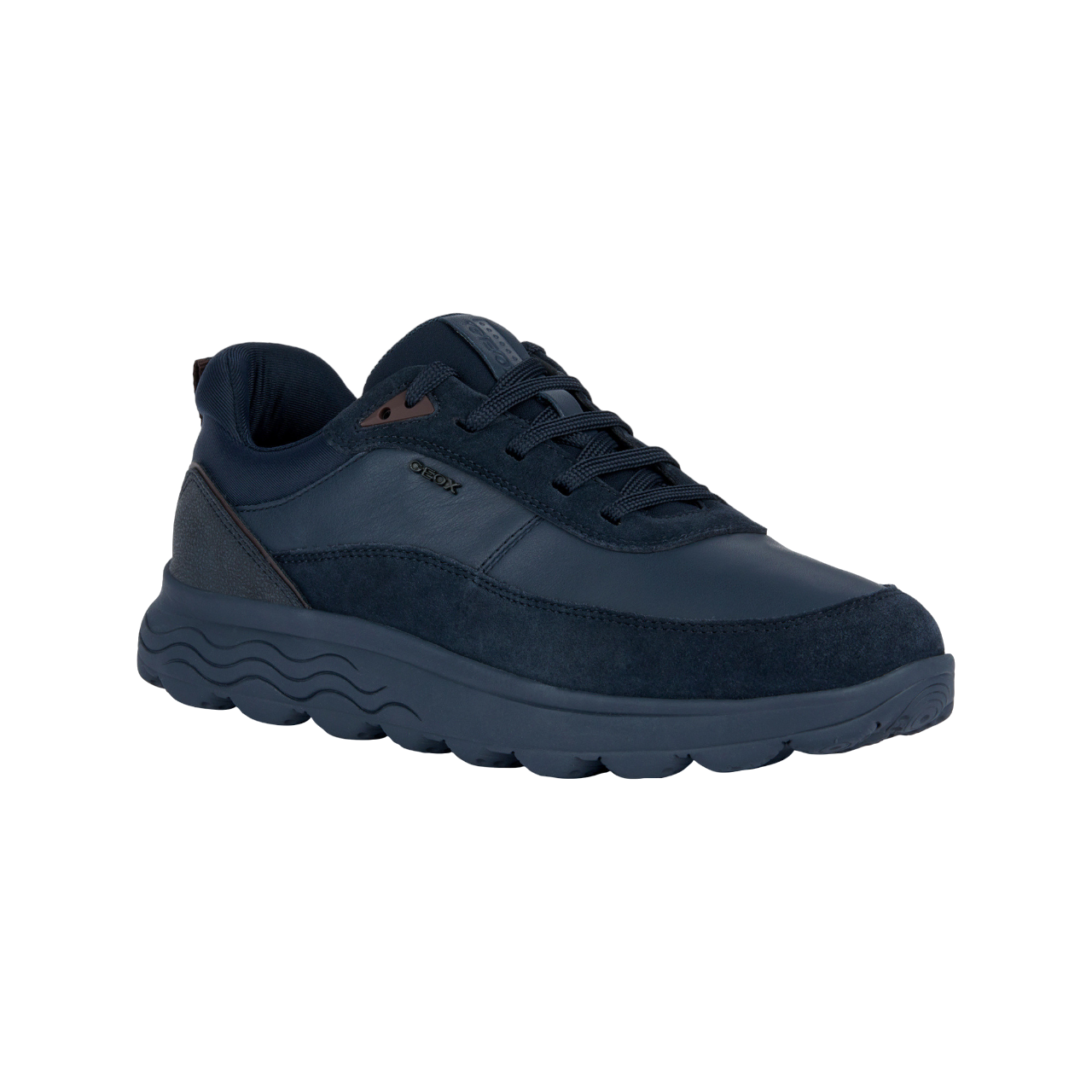 Geox men's sneakers shoe Spherica nappa and suede U16BYE 08522 C4064 blue