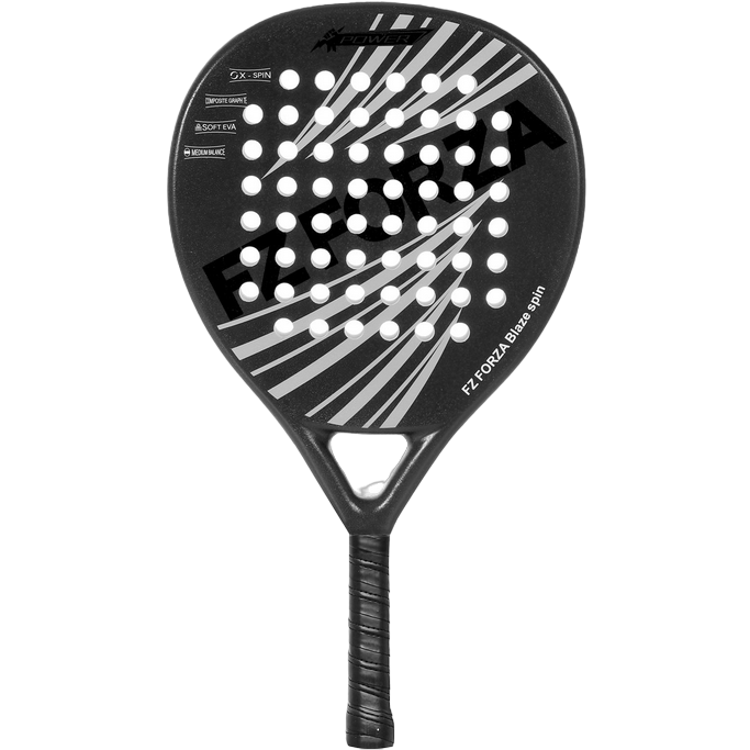 FZ FORZA racchetta da padel Classic Power v2 Blaze Spin FZ220001 nero