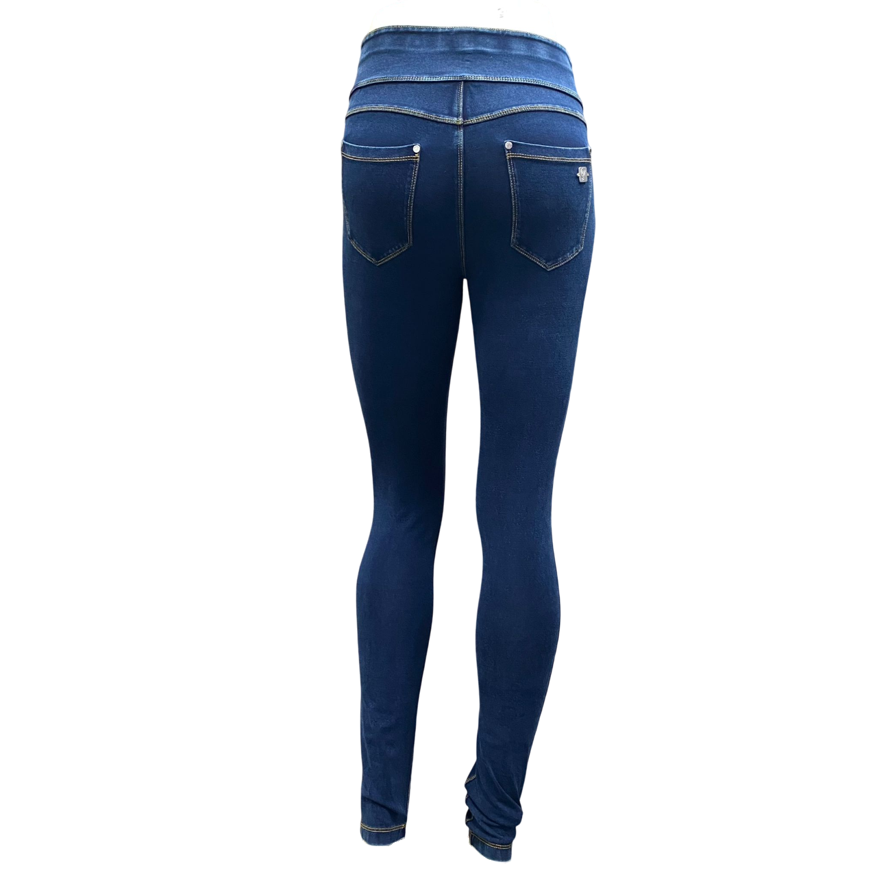 Freddy pantalone sportivo da donna aderente NOWY1MC002 J0Y blu scuro