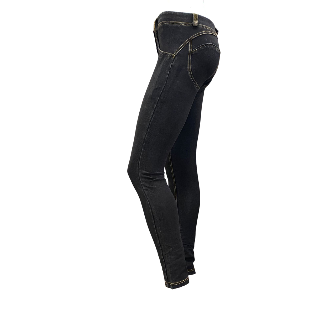Freddy pantalone sportivo da donna aderente WRUP14KJ1E J7Y nero