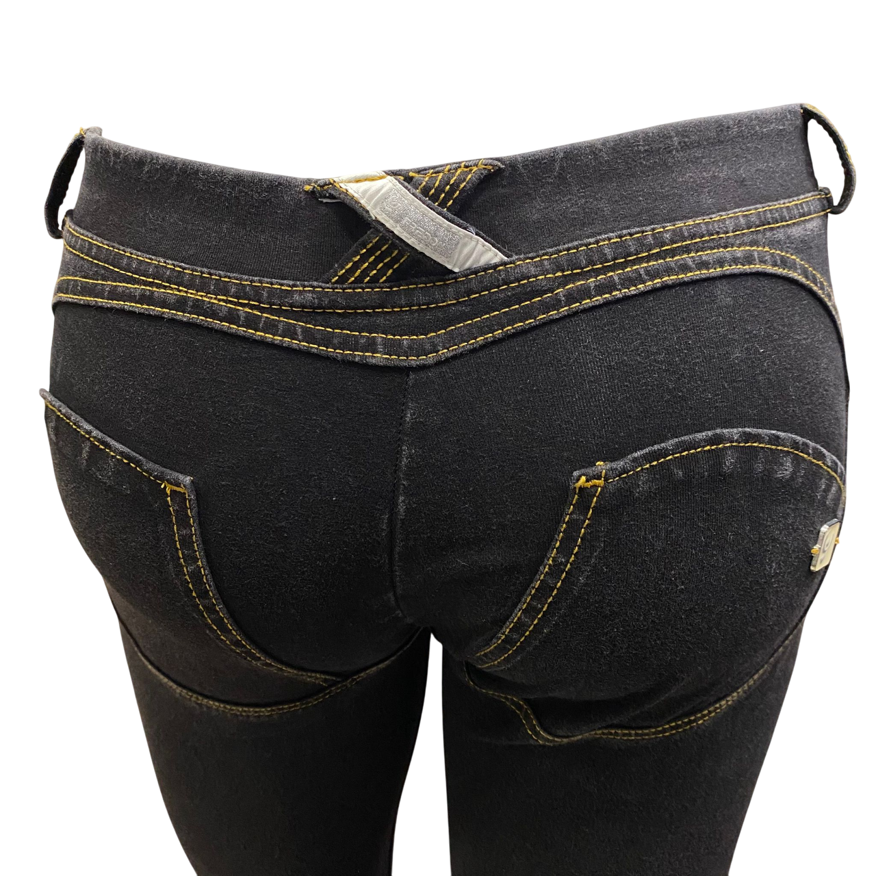 Freddy pantalone sportivo da donna aderente WRUP14KJ1E J7Y nero