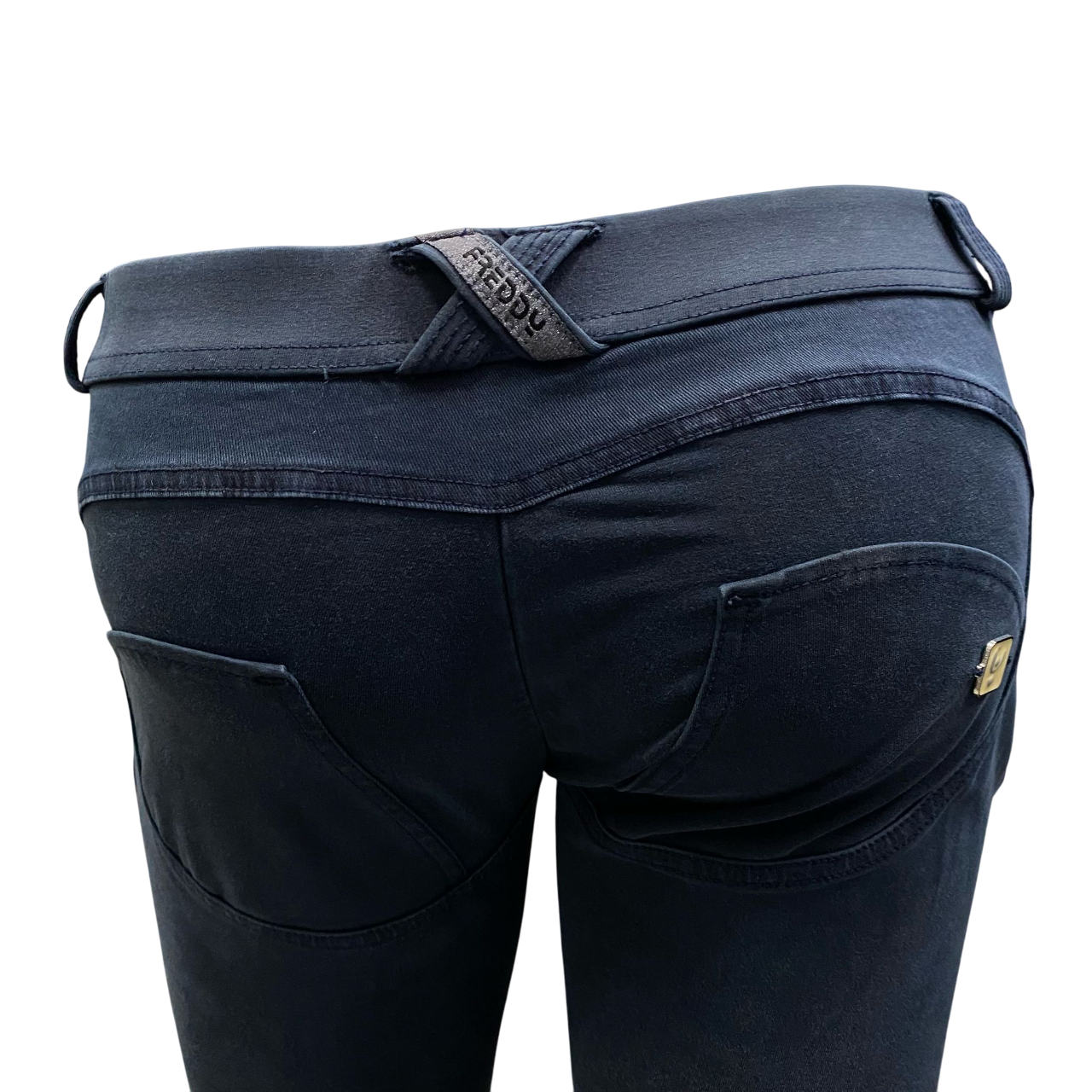 Freddy pantalone sportivo da donna aderente WRUP1FLG5E blu scuro