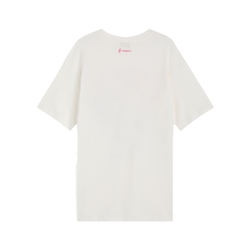 Freddy women's short sleeve t-shirt Peanuts S4WMCT7 ST1 W42 white