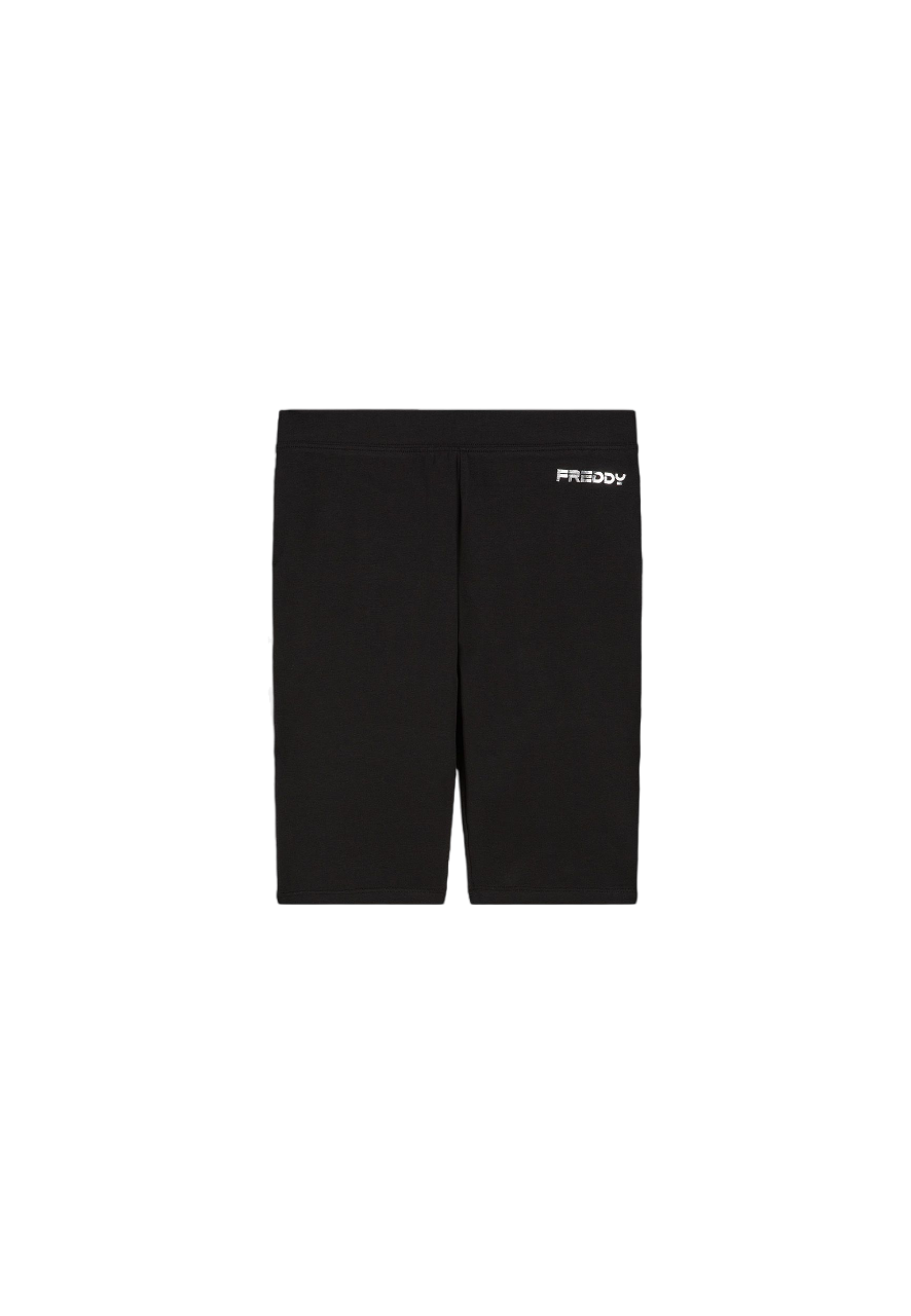 Freddy pantaloncino ciclista elasticizzato da donna S4WBCP2 N nero