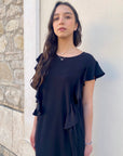 Gaudì abito da donna con volant 511BD15005 2001 nero