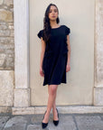 Gaudì abito da donna con volant 511BD15005 2001 nero