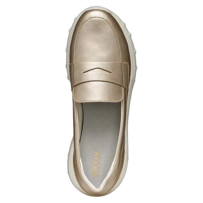 Geox Alleniee D45LPA 000NF C2012 gold women's casual moccasin