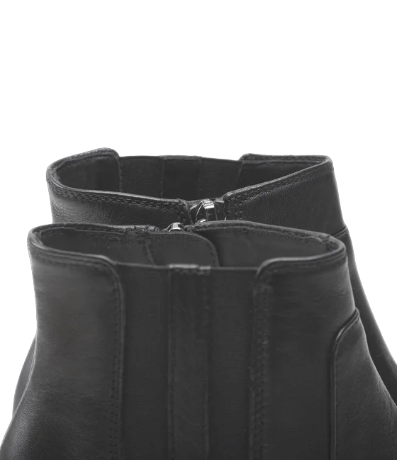 Geox New Annya Mid women's ankle boot with medium heel D94CBB-00085-C9997 black