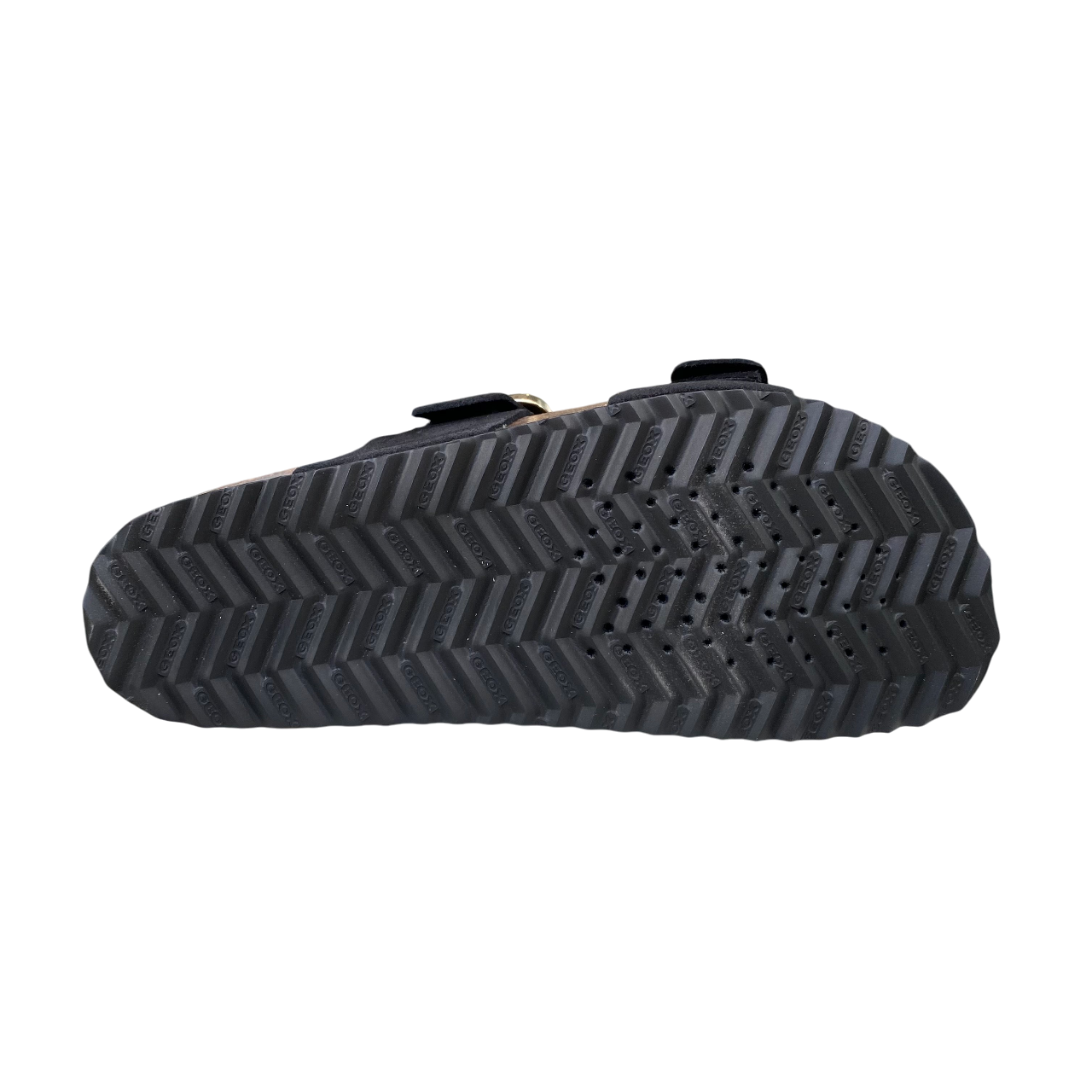 Geox sandalo da donna con zeppa D551DA 00022 C 9999 nero3