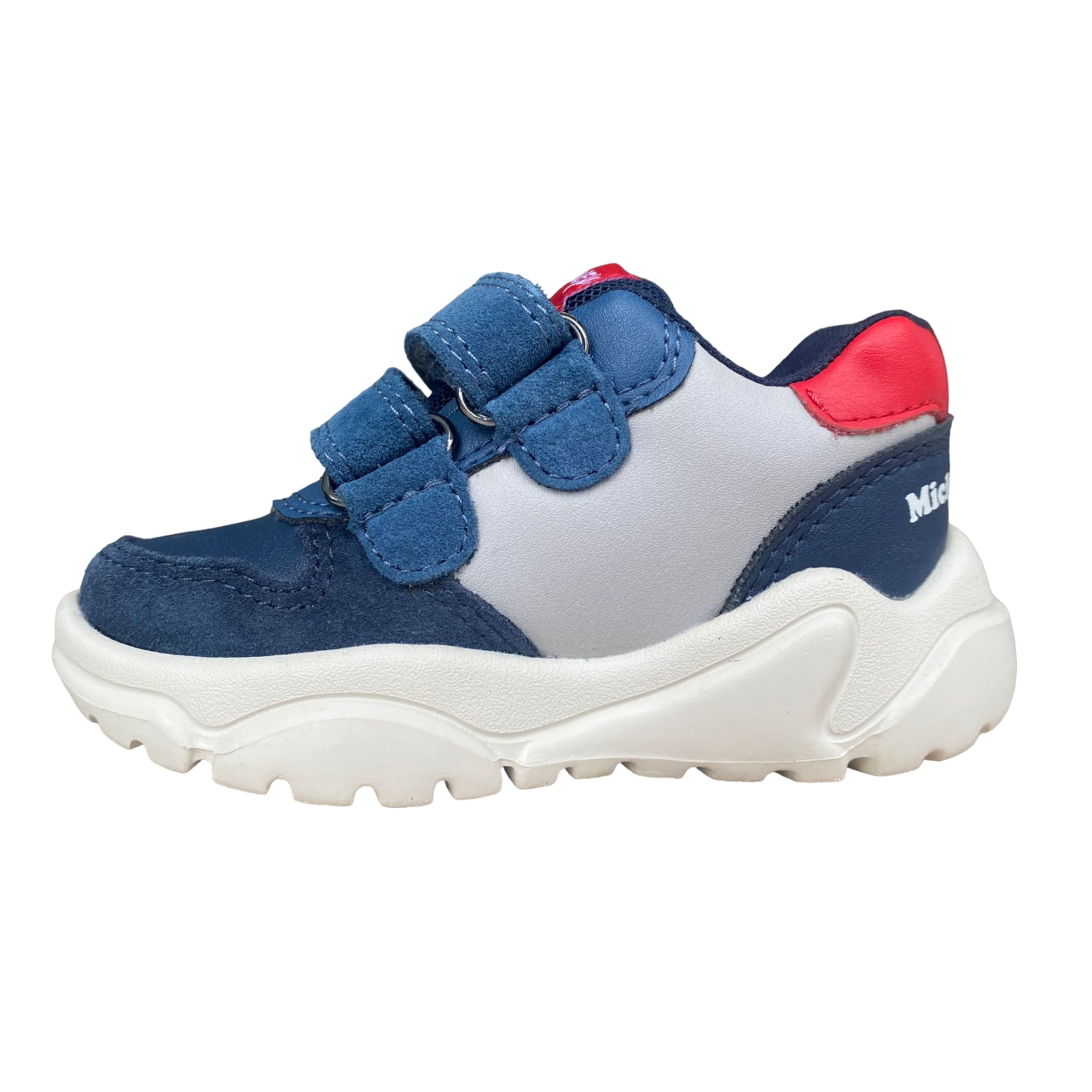 Geox scarpa sneakers da bambino Ciufciuf Mickey Mouse B465RA 05422 C0832 blu-grigio