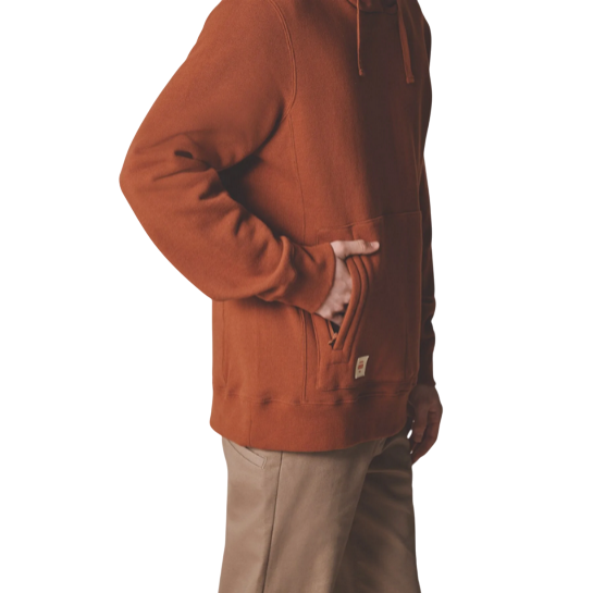 Globe Burly Hoddie men's hoodie GB02003001DKWAL dark walnut