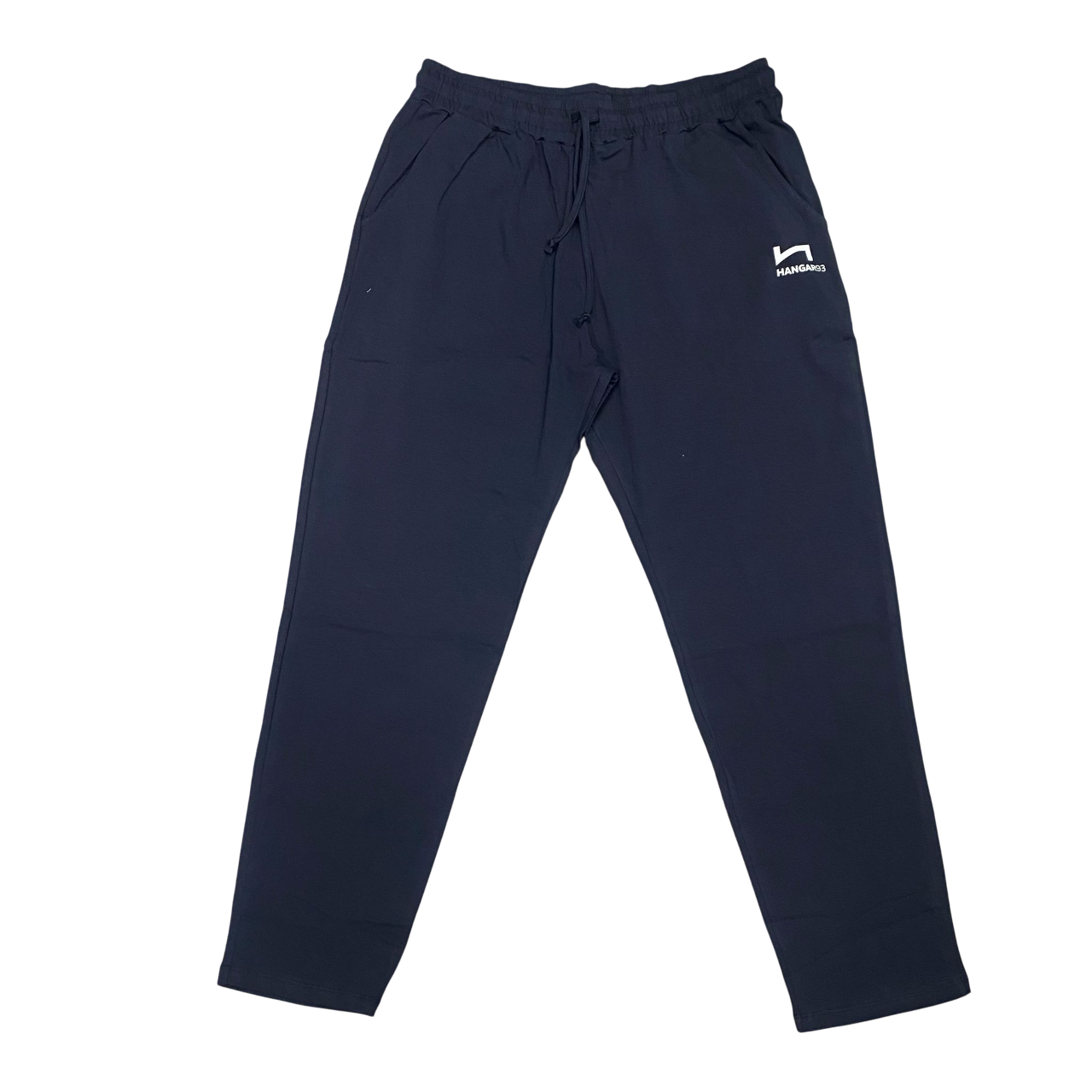 Hangar93 pantalone sportivo da uomo in cotone jersey Over Size z234U1 BLU02 blu