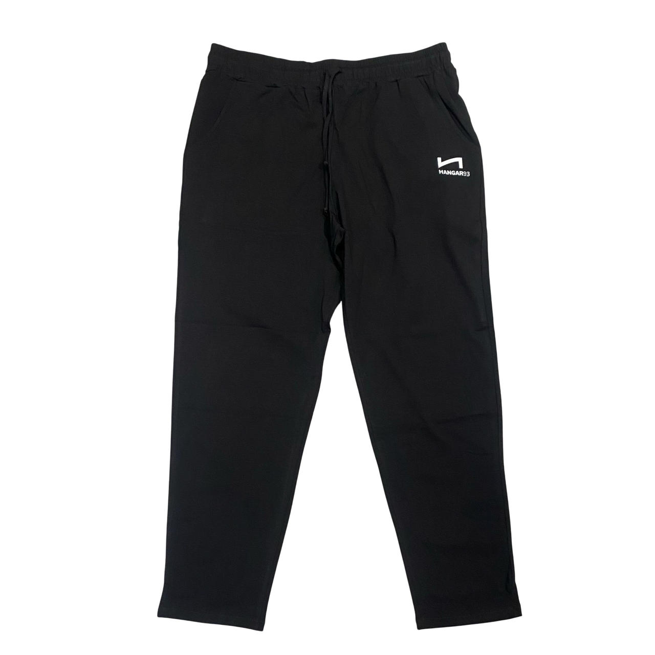 Hangar93 pantalone sportivo da uomo in cotone jersey Over Size z234U1 NRO02 nero