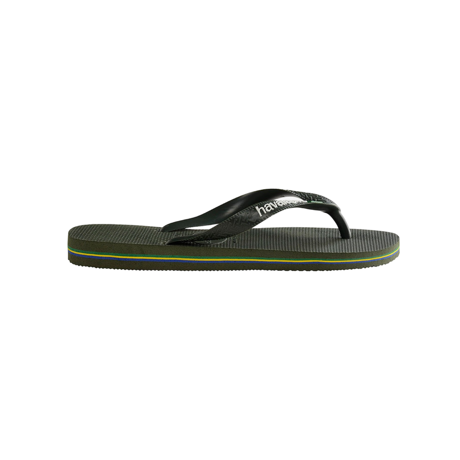 Havaianas flip flops Brasil Logo 4110850-5983 olive green-green