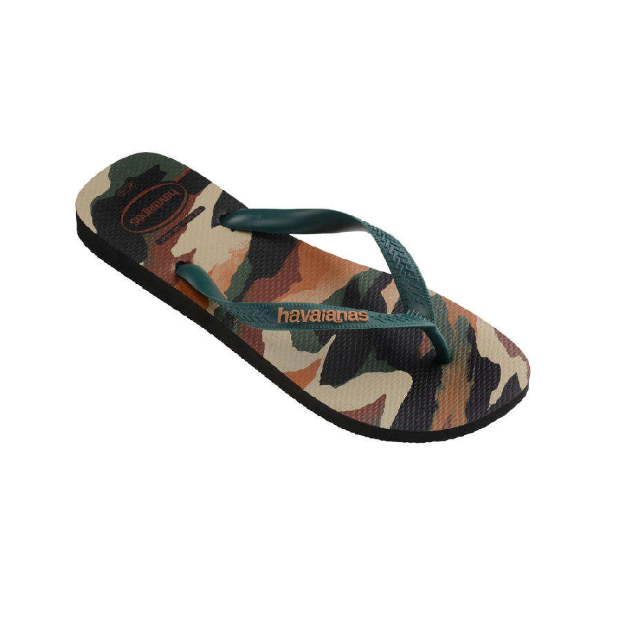 Havaianas flip flops Top Camu 4141398-6134 black-green