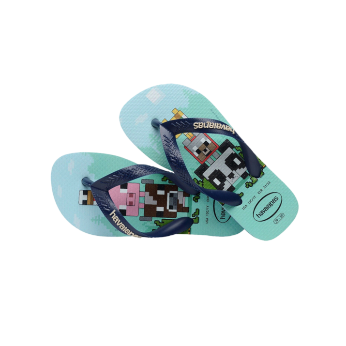 Havaianas ciabatta infradito da ragazza Minecraft 4145125-1056 azzurro-lavanda