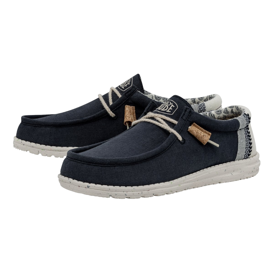 Hey Dude scarpa sneakers da uomo Wally Break Stitch 40015-410 blu 1