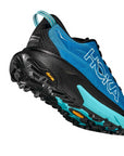 Hoka One One Mafate 5 1168722/SWRD - Scarpe Trail Running Uomo Ammortizzate Blu-Nero - vista tallone