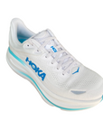 Hoka One One scarpa da corsa uomo Bondi 9 1162011-WKB bianco-blu