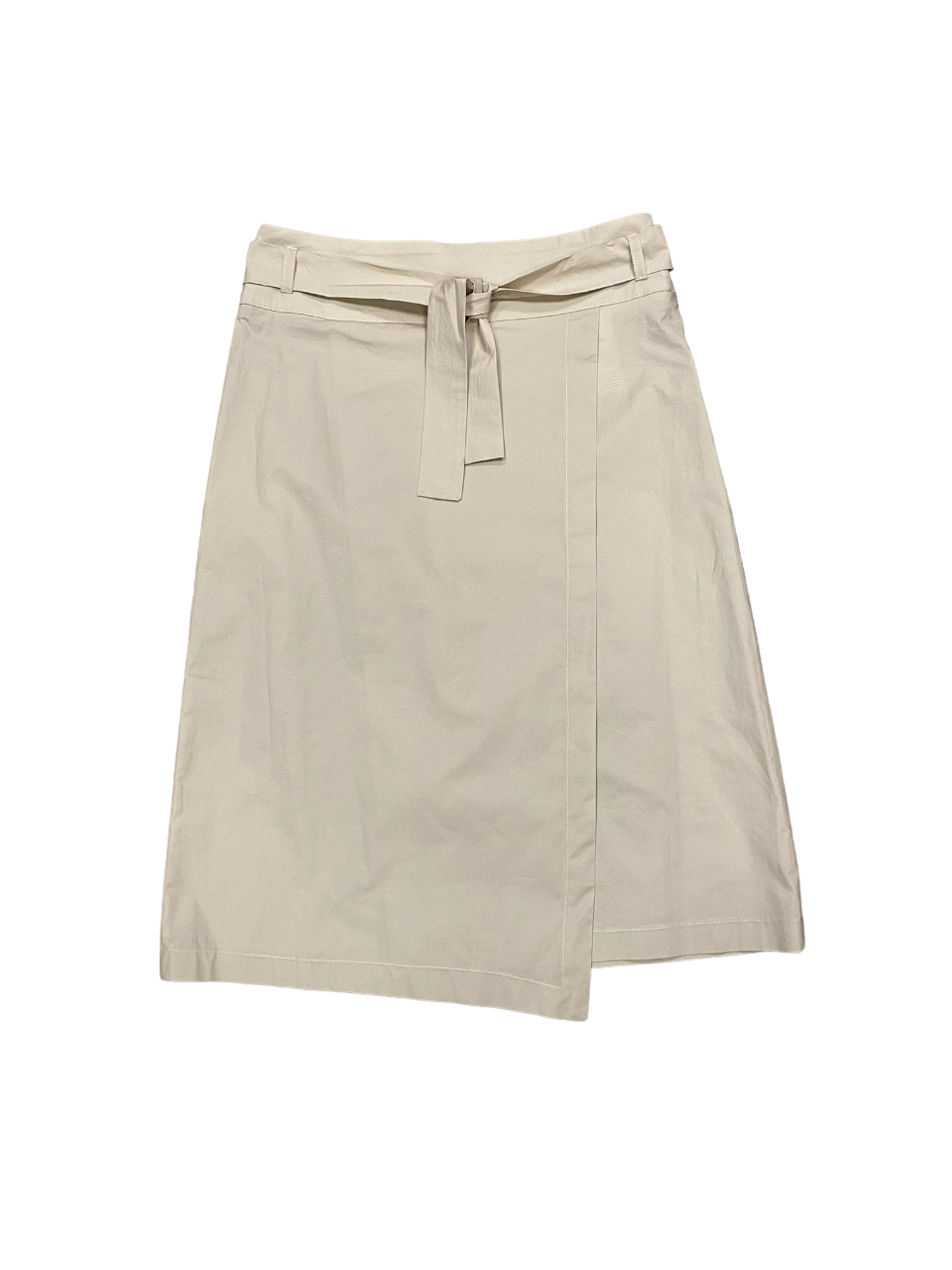 CafèNoir Wrap skirt with sash C7JC0103 M013 beige