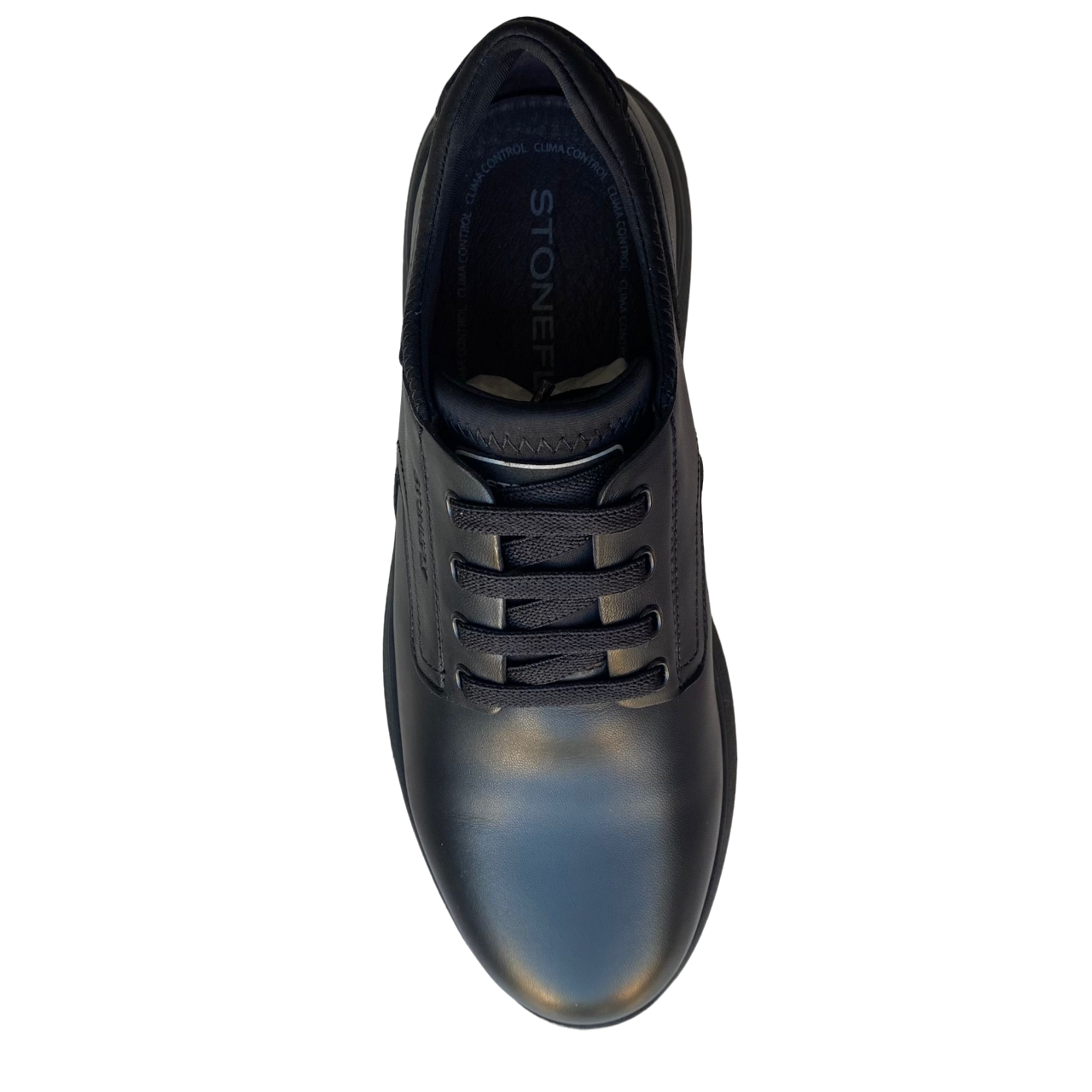 Stonefly scarpa casual da uomo in pelle nappa Seven 218474 000 nero