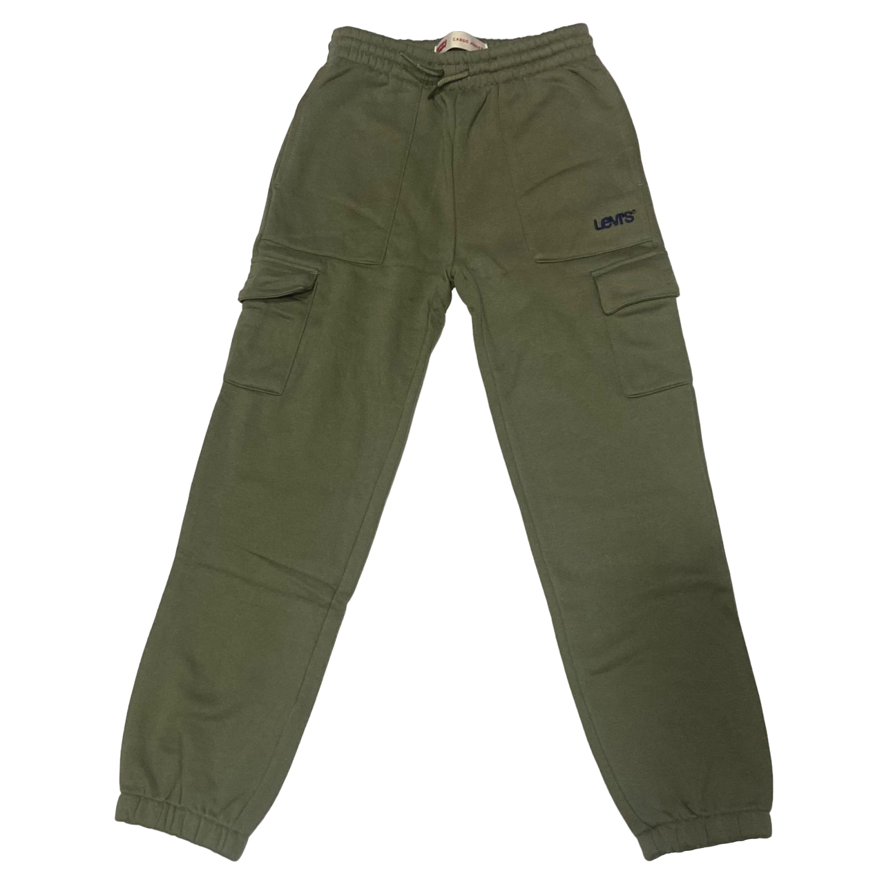 Levi's Kids pantalone sportivo da ragazzo con i tasconi 9EJ211-E6U oliva