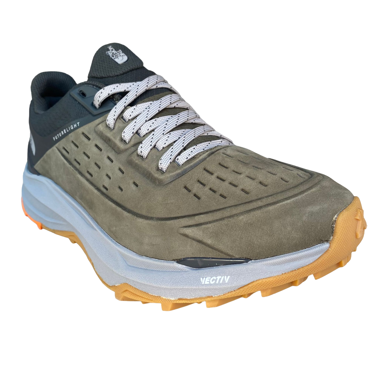 The North Face scarpa da uomo da escursionismo in pelle Vectiv Exploris 2 Futurelight verde tortora