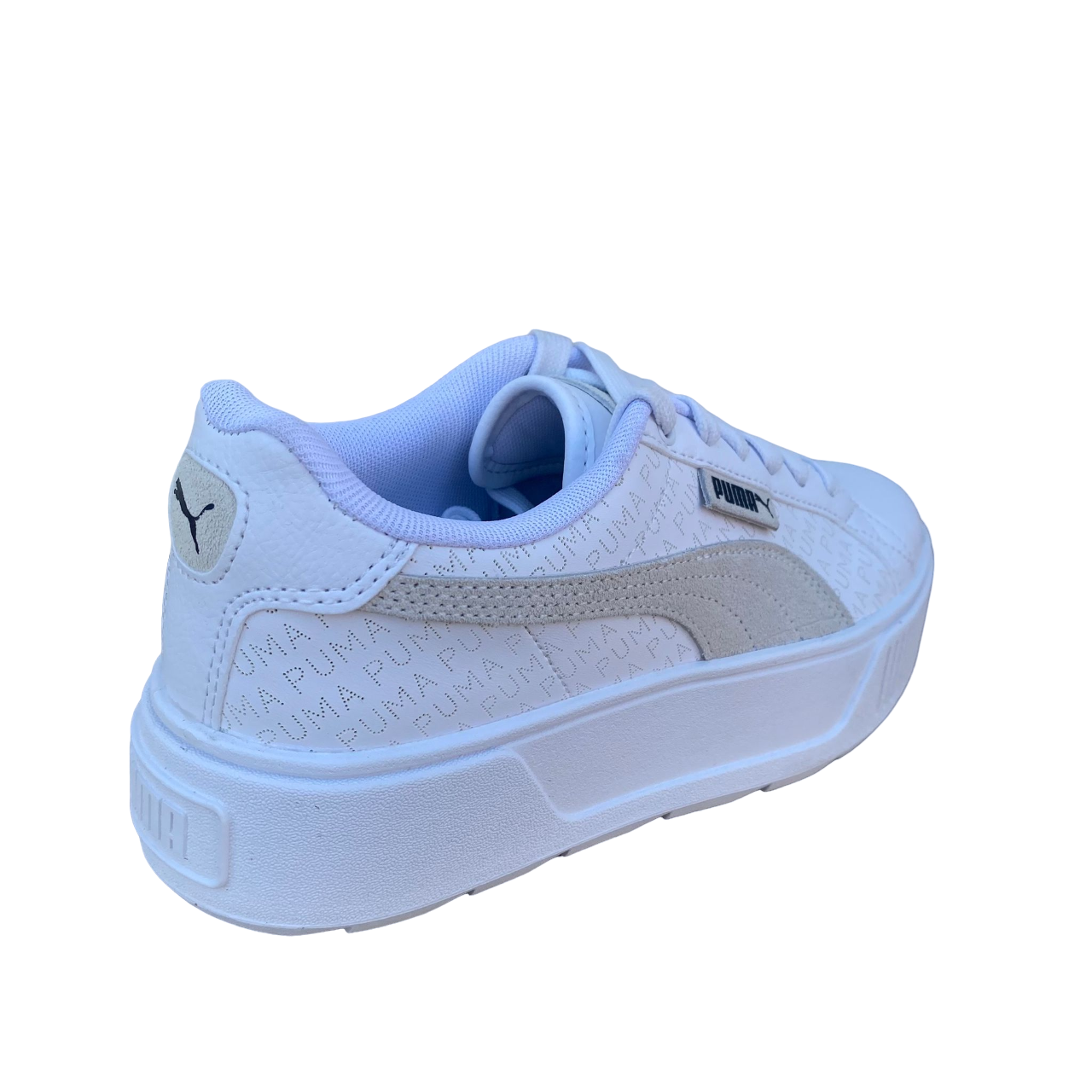 Puma Karmen women's sneakers shoe with printed logo 393194 01 white