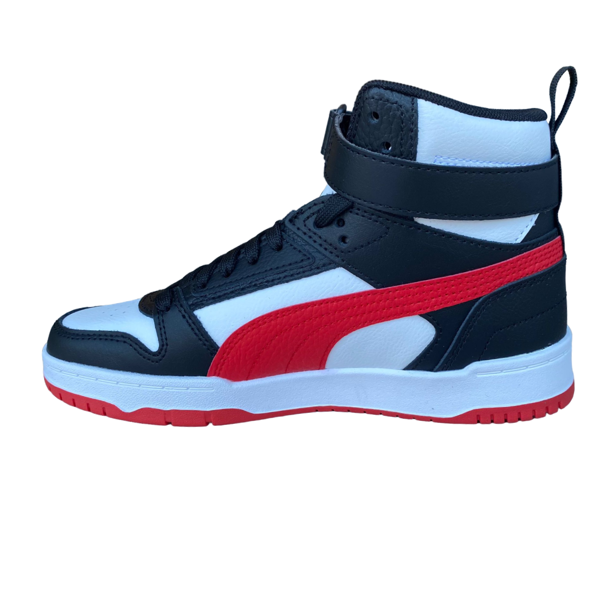 Puma boy's sneakers shoe RBD Game 386172 08 white-red-black-gold