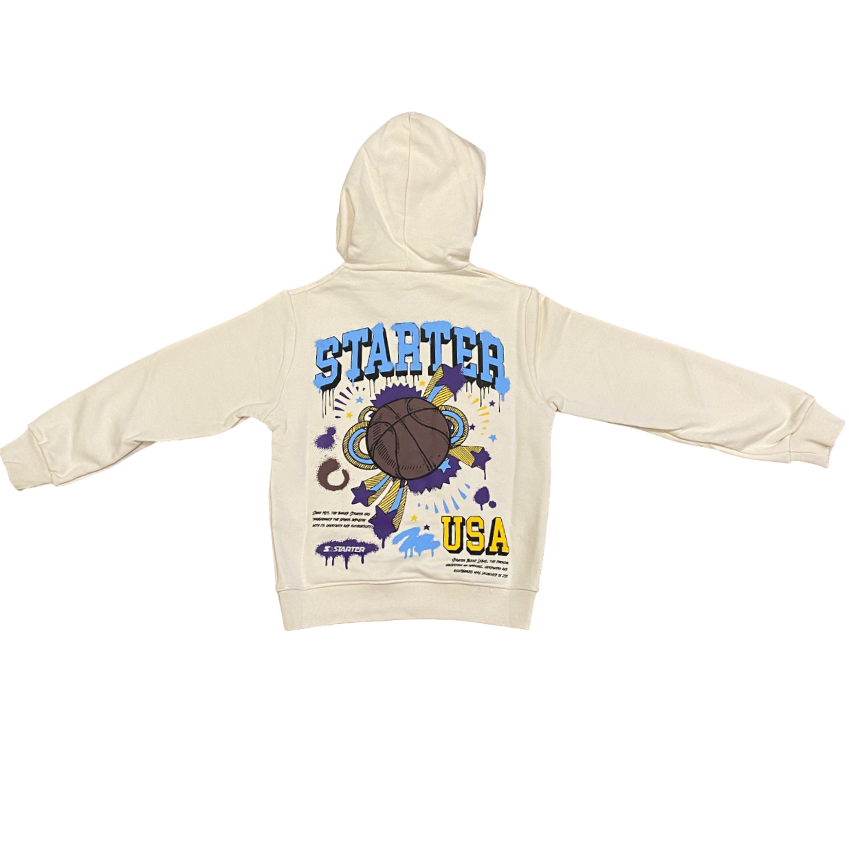 Starter Felpa con cappuccio da ragazzo 1117 UB ST crema