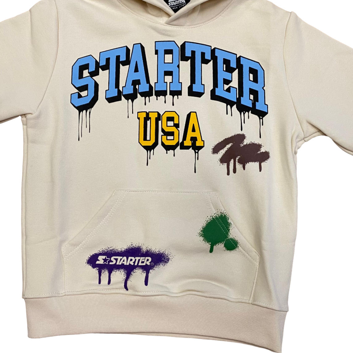 Starter Felpa con cappuccio da ragazzo 1117 UB ST crema