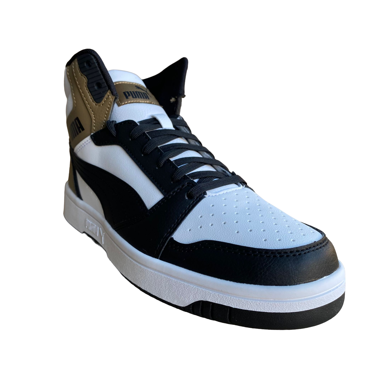 Puma Scarpa men's sneakers Rebound v6 392326-09 white-black-chocolate
