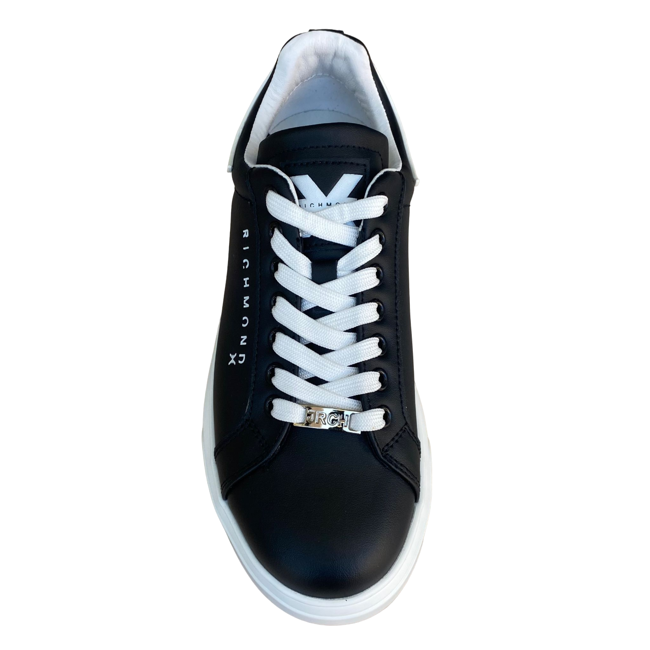 John Richmond men's leather sneakers shoe Action 20007/CP B black