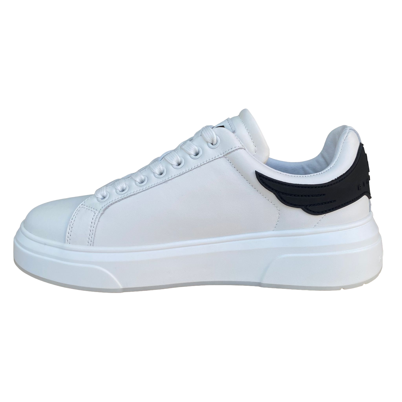 John Richmond men's leather sneakers shoe Action 22203/CP A white