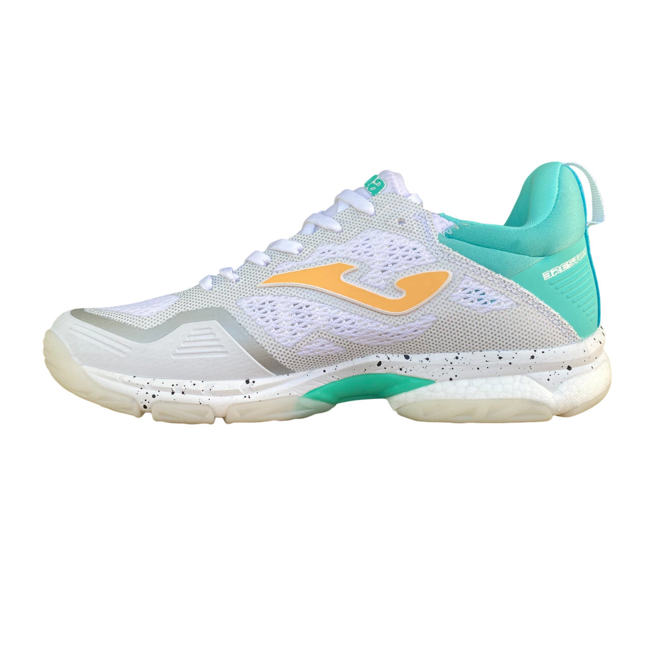 Joma Scarpe Volley Donna B.Breston Lady 25 White-Turquoise - laterale