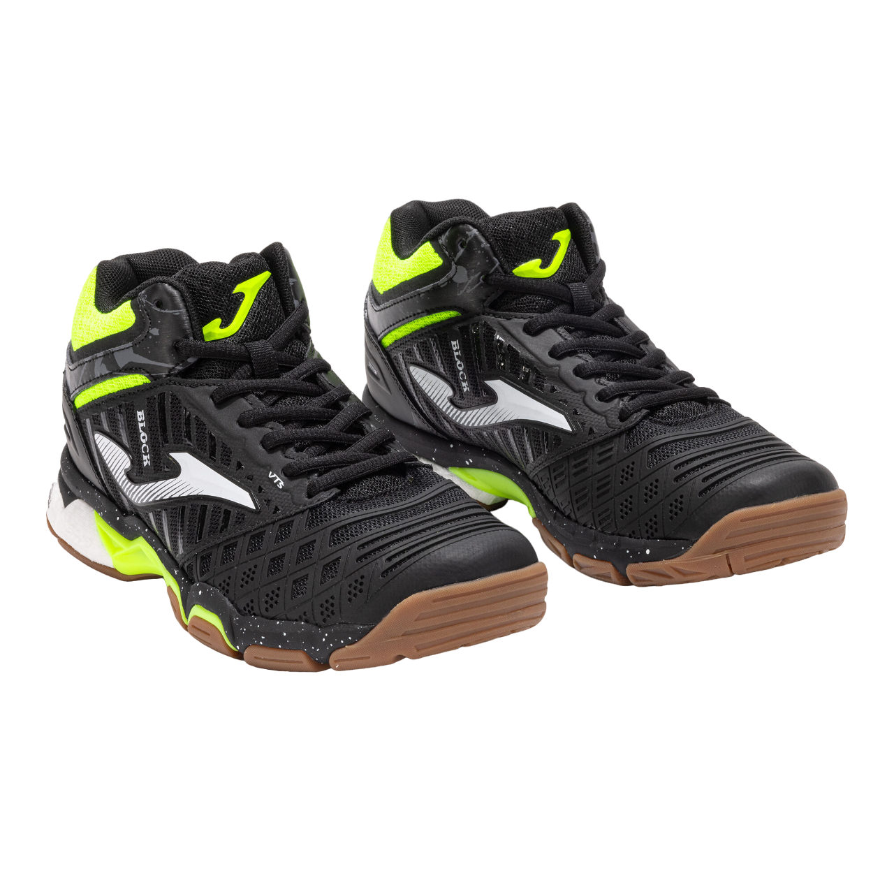 Joma scarpa da pallavolo da uomo Blok 2401 nero-giallo