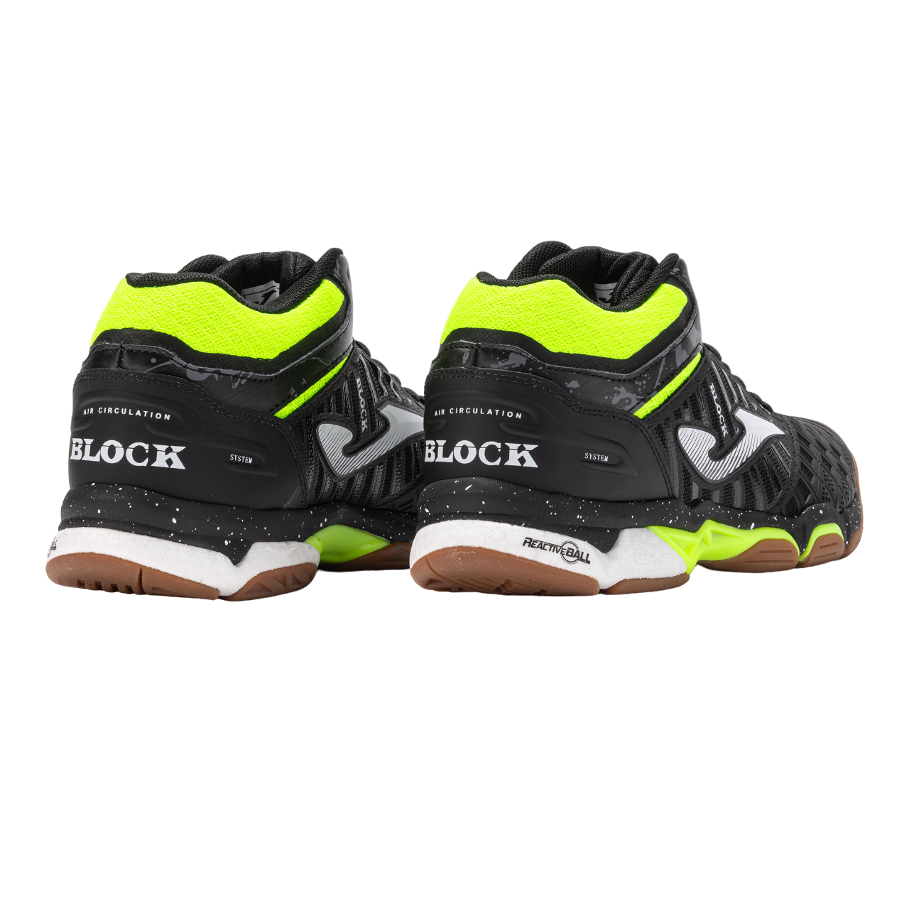 Joma scarpa da pallavolo da uomo Blok 2401 nero-giallo