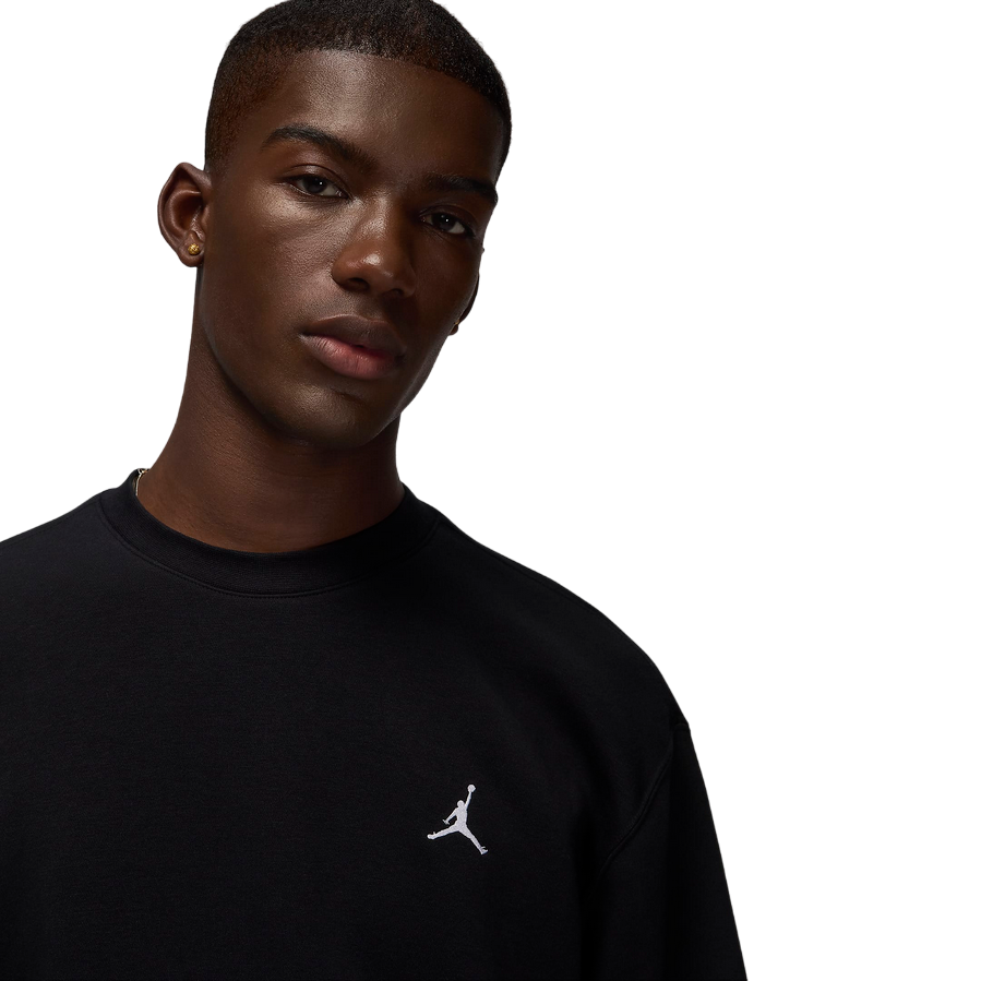 Jordan felpa girocollo da uomo Brooklyn Fleece FV7293-010 nero