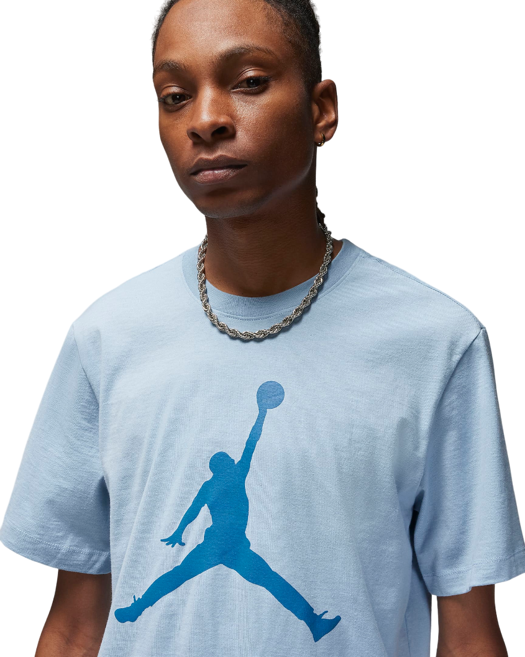 Jordan men's short sleeve t-shirt Jumpman CJ0921-436 light blue