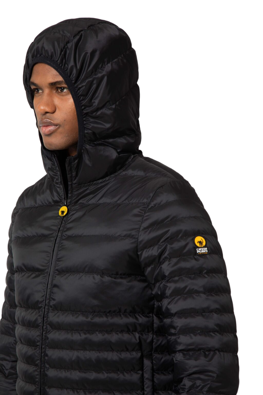 Ciesse Piumini Short men's jacket with Keefe black hood